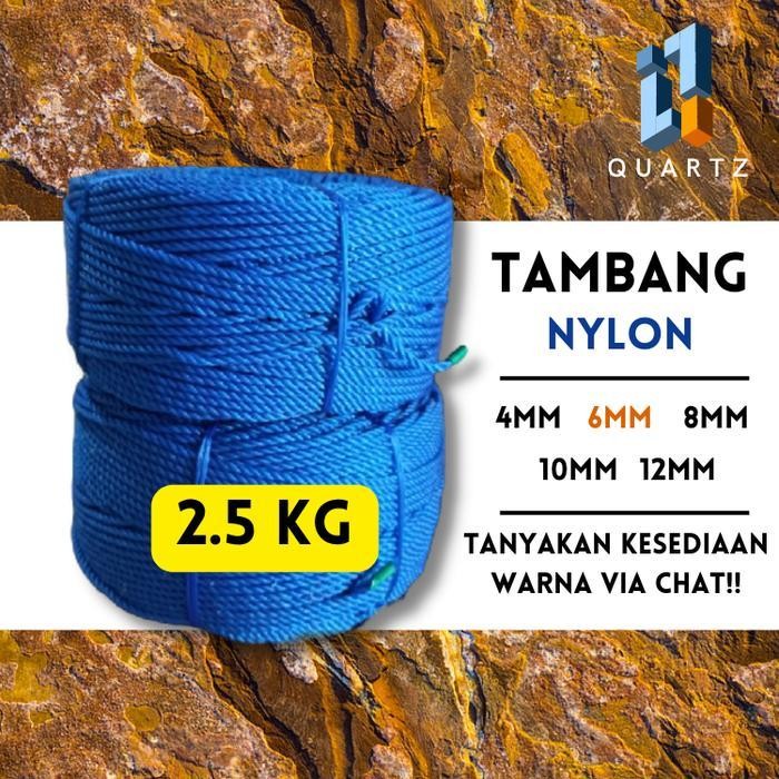

Tali Tambang Plastik 6Mm 2.5 Kg Original Dan Terpercaya