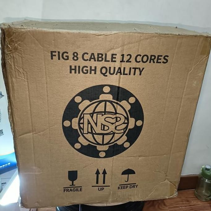 Kabel Fo 12 Core Fig 8 Ns2 High Quality 1Km / Dropcore Fig8 12 Core New Stok