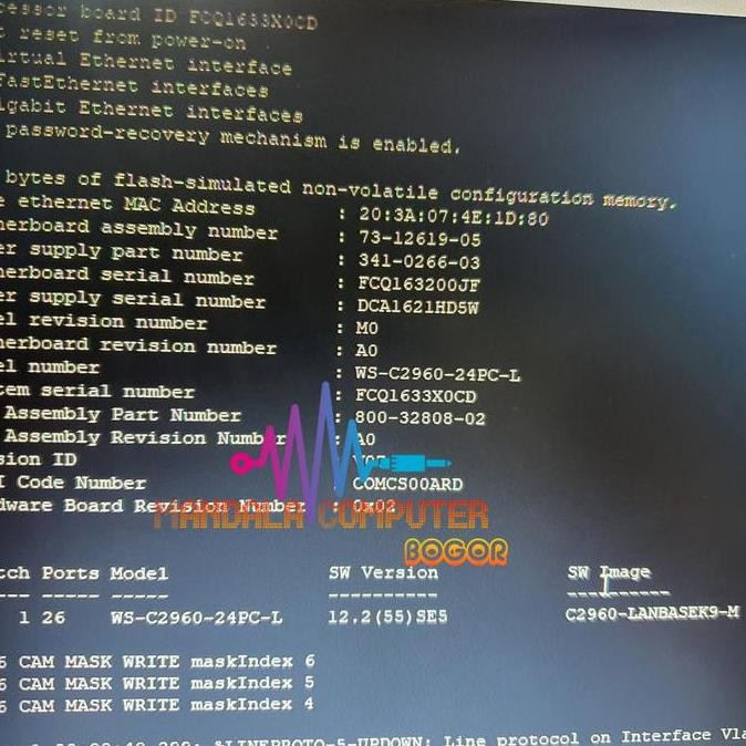 Cisco Ws-C2960-24Pc-L Cisco Catalyst 2960 Poe Switch 24 Port New Stok