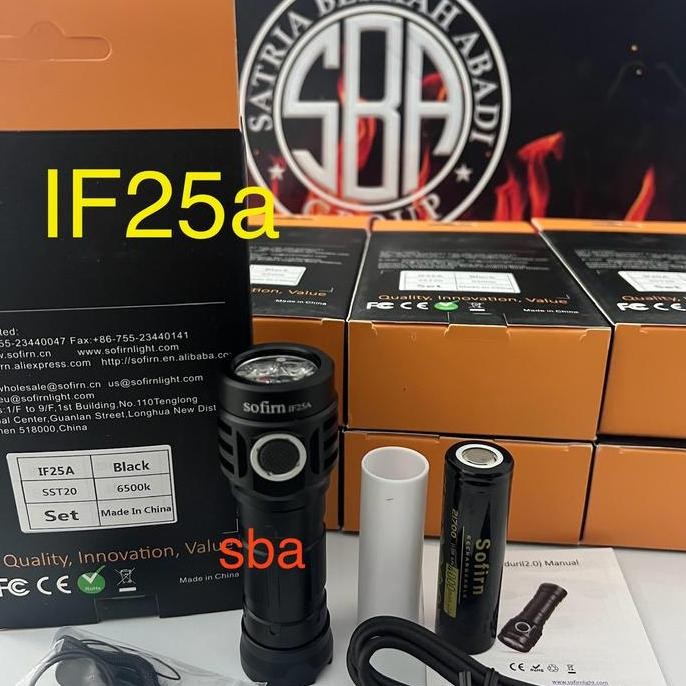 

Sofirn If25A Include Ori Bty New Stok
