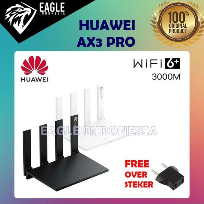 Huawei Ax3 Pro Wifi 6+ Mesh Gigabit 3000Mbps Wireless Router New Stok