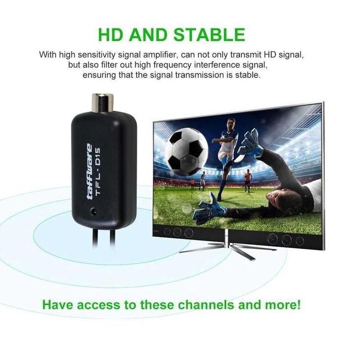 JH8 Booster Antena TV Penguat Sinyal TV Channel Digital Amplifier Signal