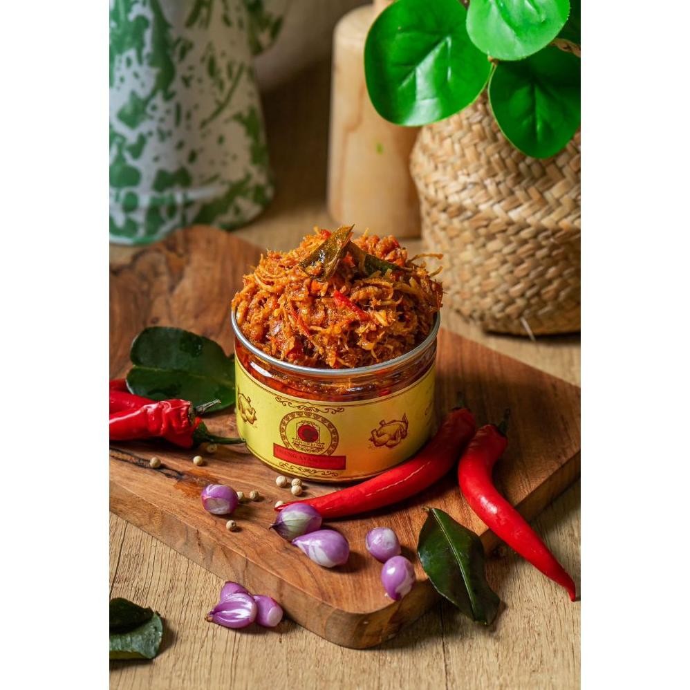 

Termurah Dapoer Kuno - Oseng Ayam Suwir Pedas 250Gr E-65