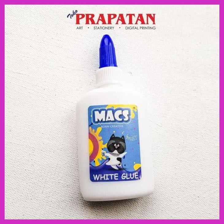 

( SEKOLAH / LUKIS ) DISCOUNT MACS WHITE GLUE 60ML / LEM PUTIH (SENI / MENGGAMBAR / ART / KERAJINAN ) PACKING AMAN