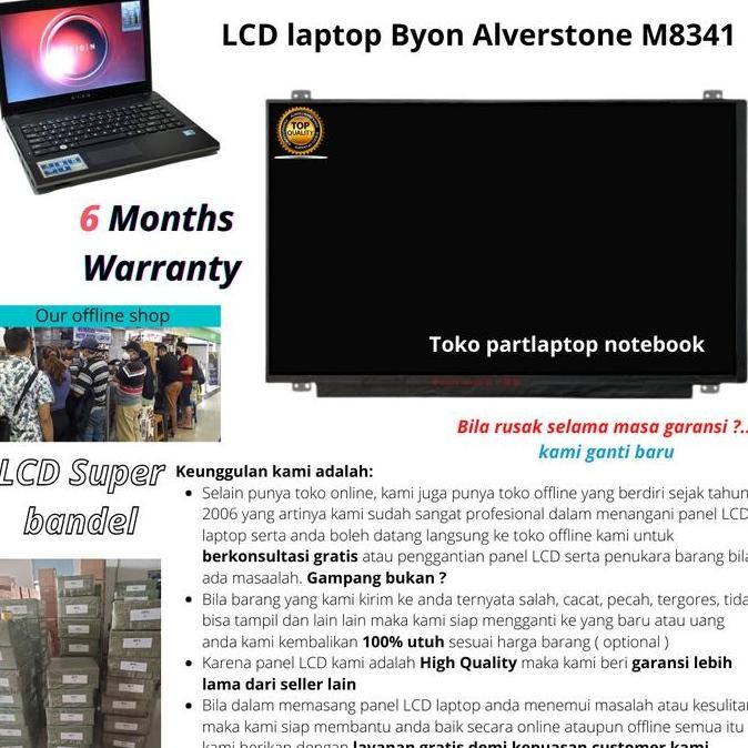 Lcd Laptop Byon Alverstone M8341 - Original Product New Stok