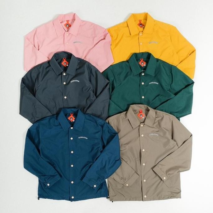 Humblezing Jacket Coach Beam Fit Zipper Baseball Jaket Co