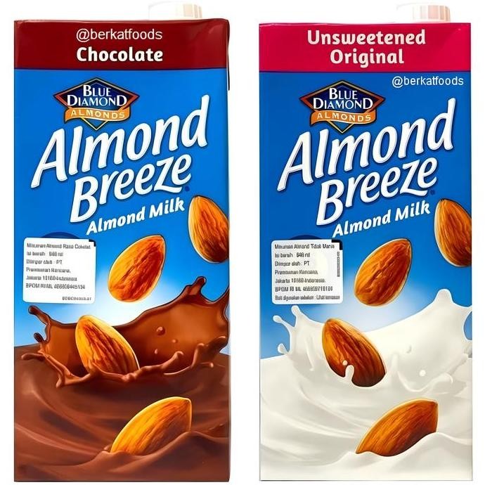 

Ready...Ready...Ready...] Almond Breeze Milk Blue Diamond / Badam Doodh 946 ML / Susu Chocolate Vanilla Original Unsweetened Latte 946ml