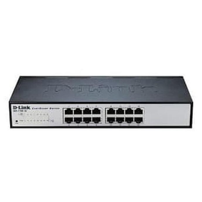 Switch Hub Dlink 16 Port Des-1100-16 Fast Ethernet Smart Managed New Stok