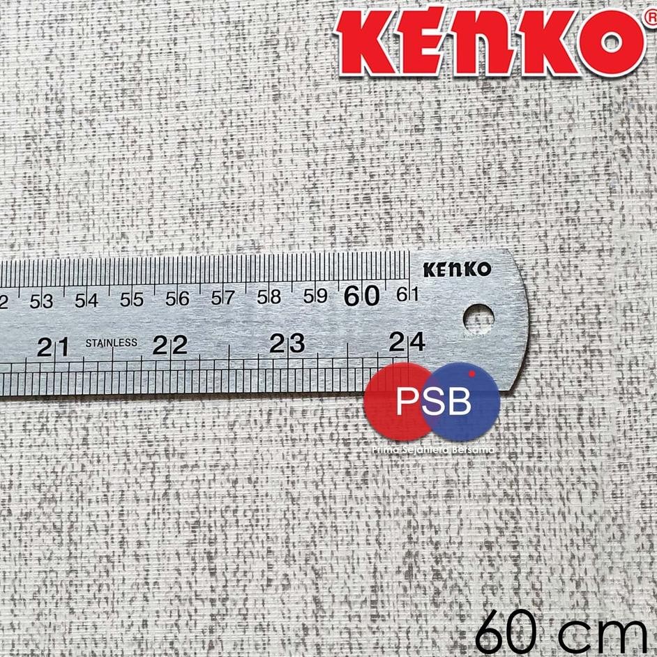 

Penggaris Besi Kenko 60 Cm Stainless Steel Ruler