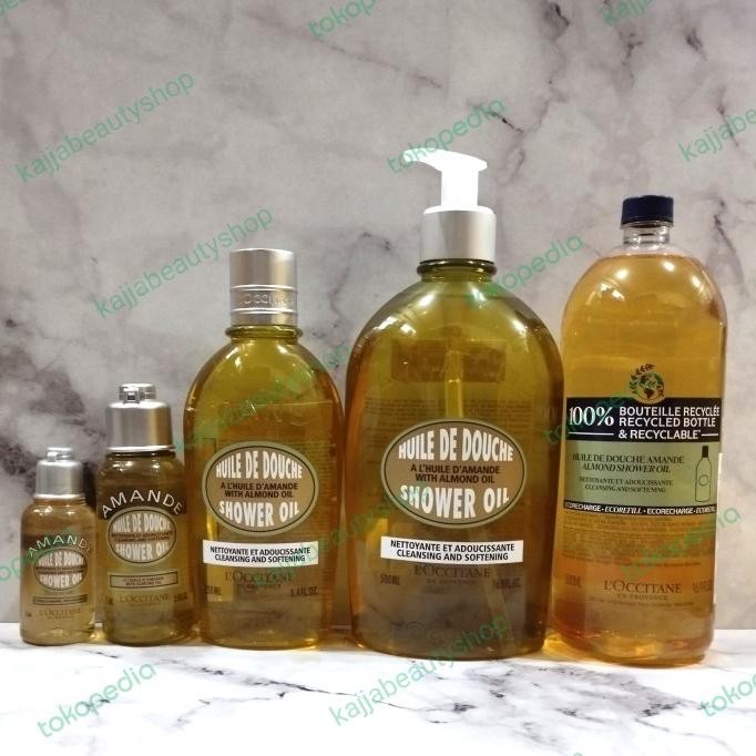 

loccitane almond shower oil 500ml / loccitane almond shower oil refill termurah