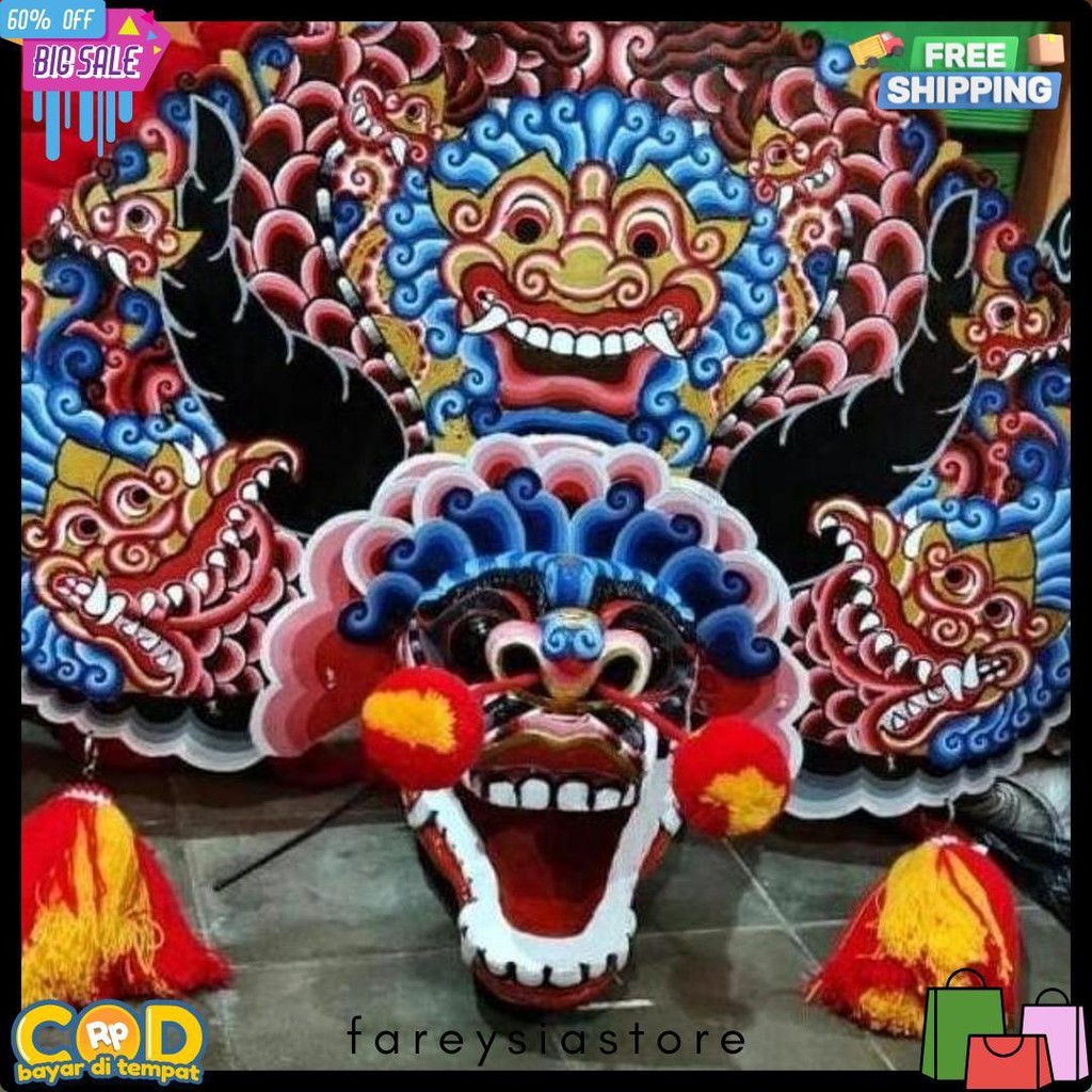 

Bisa Cod Cuci Gudang Barongan Rampak Telon Jamang Cat Air Brush Bonus Kemul Panjang Dan Pentul Tinggal Pakai Ukuran Anak Promo Barongan Plipit Romo Mainan Anak Barongan Anak Sd Brongan Plipit Premium / Barongan Spon Caplok Kain Panjang / Barongan Ponorogo