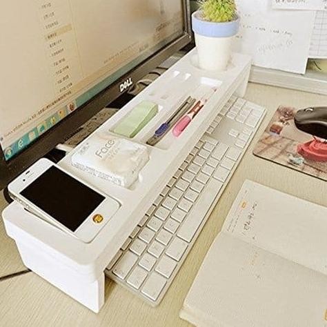 

Produk Baru!! Meja Monitor PC Komputer Table Organizer Office Keyboard Tempat Pulpen