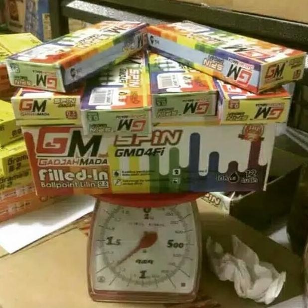 

Produk Baru!! PAKET HEMAT 1 kg 216 PCS PULPEN SPIN MURAH MERIAH - BALLPEN LILIN