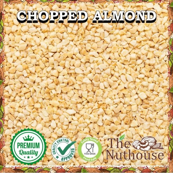 

1kg almond blanched chopped diced raw / kacang almonds cacah mentah termurah