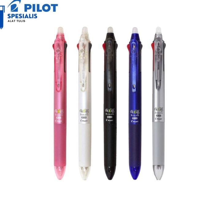 

Produk Baru!! PILOT FRIXION CLICKER 3 IN 1 ERASABLE PEN 1 PULPEN 3 WARNA