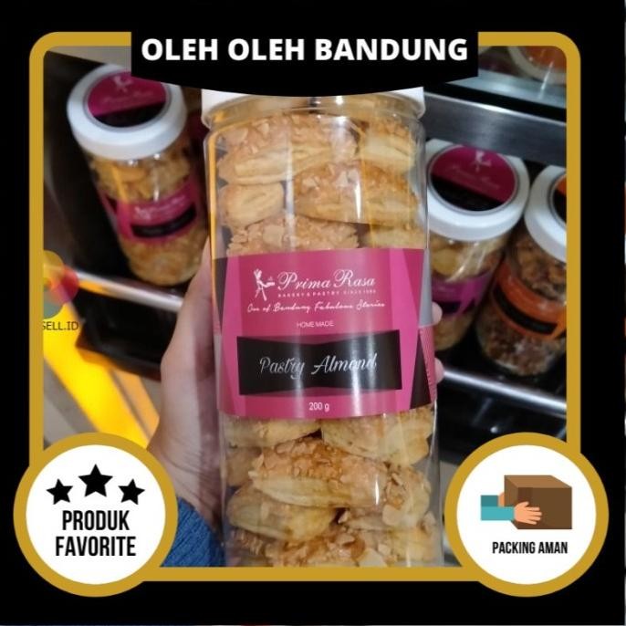 

prima rasa - pastry almond kemasan tabung - oleh oleh kue bandung termurah