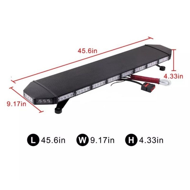 Lampu Rotator Polisi 7608