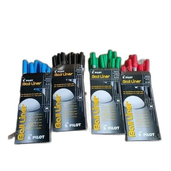 

Produk Baru!! Bolpoin pulpen pen ball liner pilot BL-5M M 0.8mm 1 pack isi 12 pcs