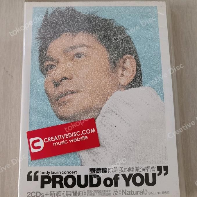 Miliki Cd Andy Lau Proud Of You In Concert 2 Cd + Vcd
