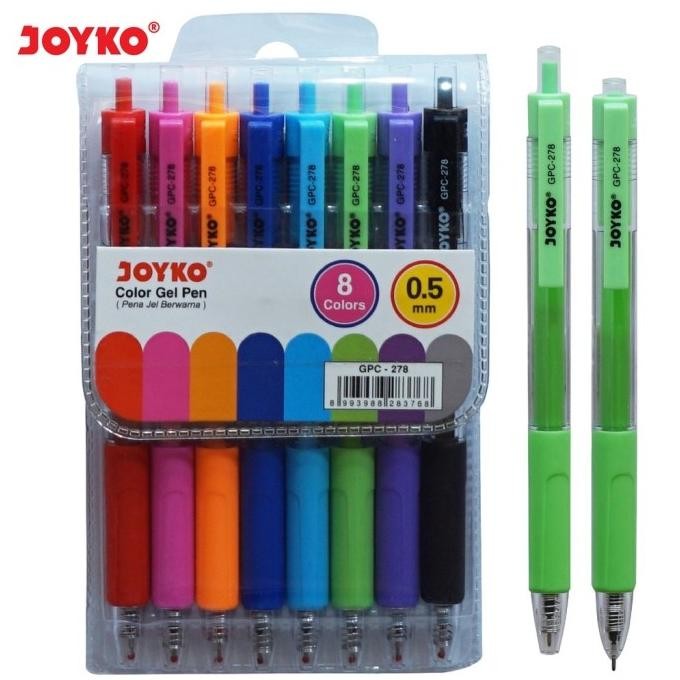 

Produk Baru!! Pulpen Warna Joyko GPC-278 8warna 0.5mm