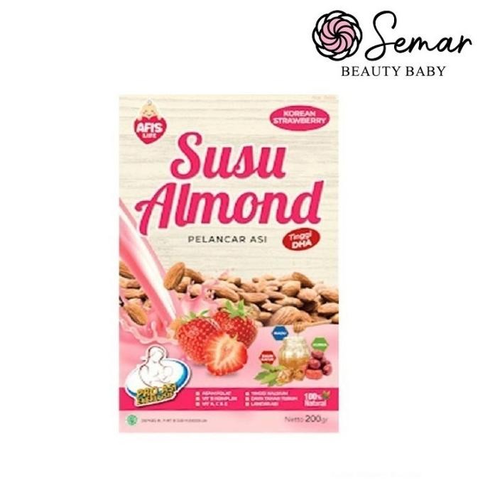 

afis life pelancar asi susu almond korean strawberry 200gr termurah