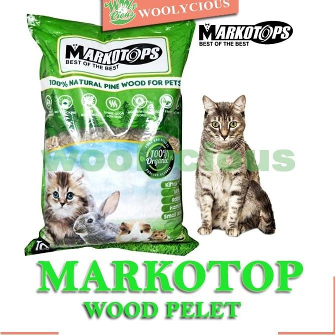 Wood Pellet Markotop Natural Pine 10Kg Grab Gojek