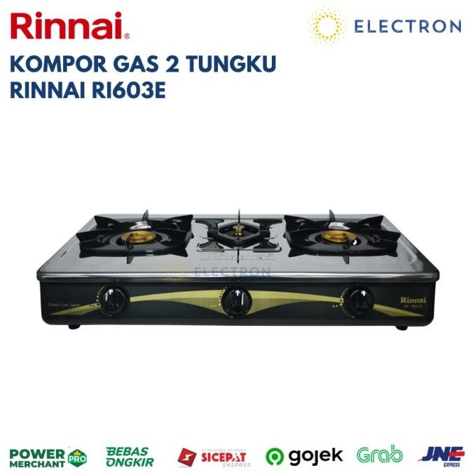 Kompor Gas Rinnai 3 Tungku Ri603E