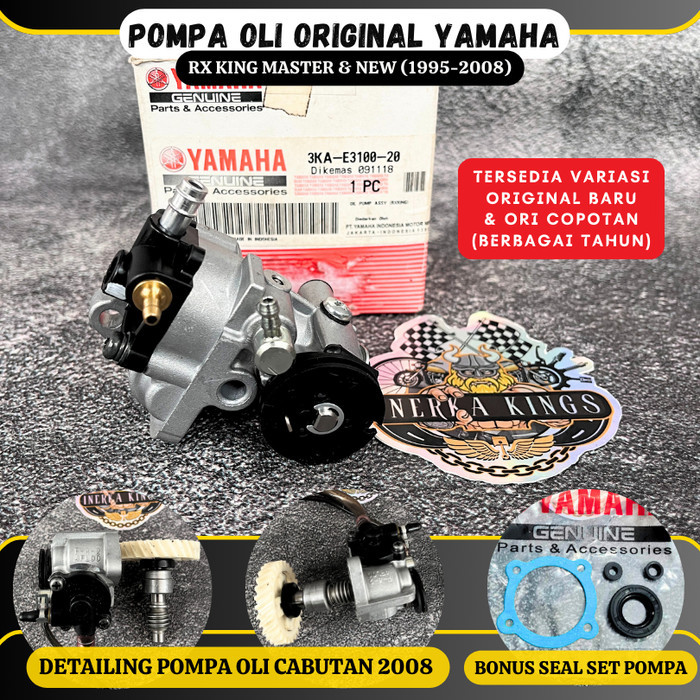 Pompa Oli Assy Rx King Rxking New 2002-2008 Original 3Ka-E3100-20 #Gratisongkir #Sale #Discount