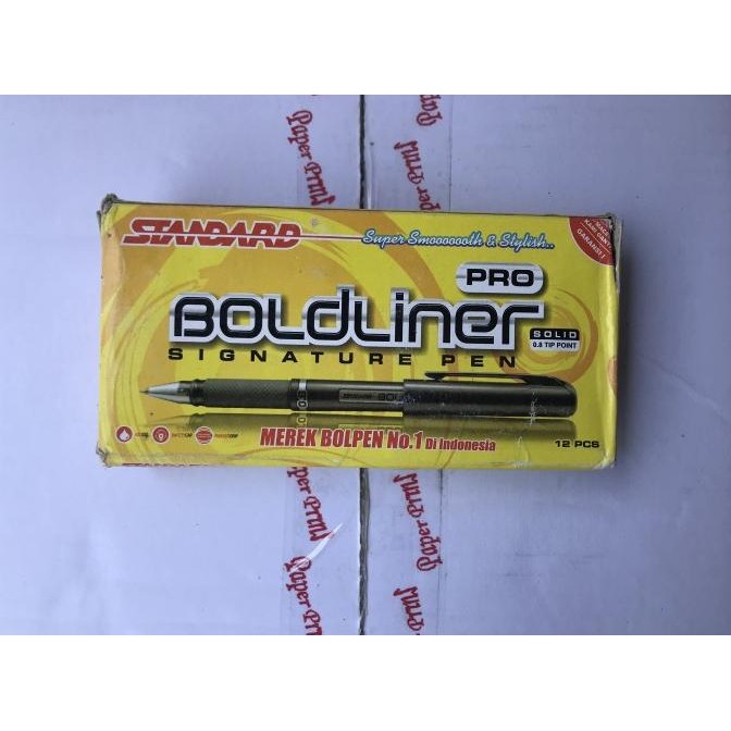 

Produk Baru!! Pulpen Boldliner Pro Standart 0.8 ORIGINAL Pen
