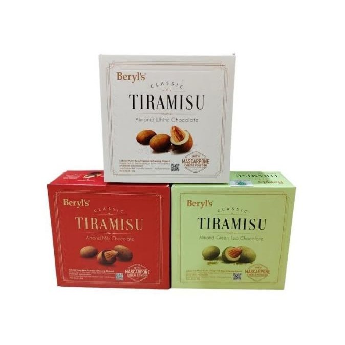 

cokelat beryls tiramisu almond white chocolate 65gr | coklat beryl's tiramis almond milk chocolate 65gr | coklat beryl's tiramis almond green tea chocolate 65gr termurah