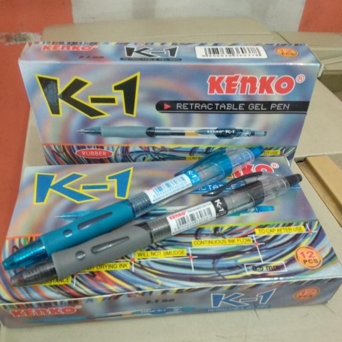 

Produk Baru!! Pulpen k1 kenko 0.5 hitam 1pak isi 12 pcs