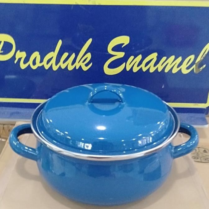 Siap Kirim Panci Enamel Kedaung Warna 18