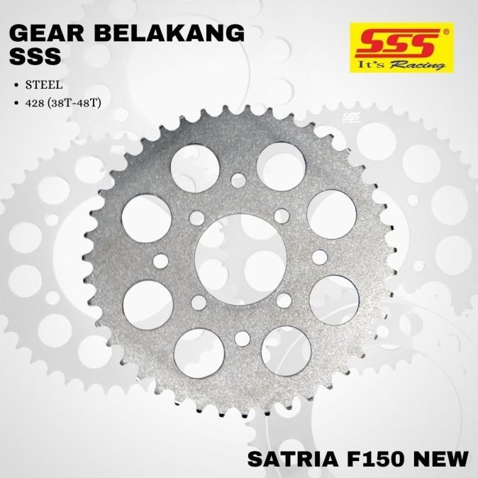 Promo Gear gir Satria Fu New f150 new sss 428 41 42 43 44 45 COD