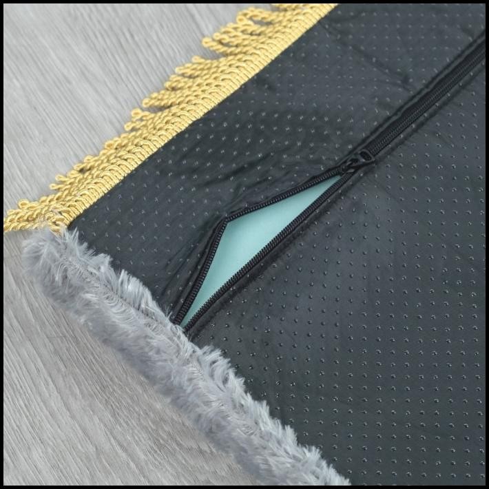 Sajadah Bulu/Rumbai/Busa/Tebal Harramain Premium - Gian Karakter Best Seller