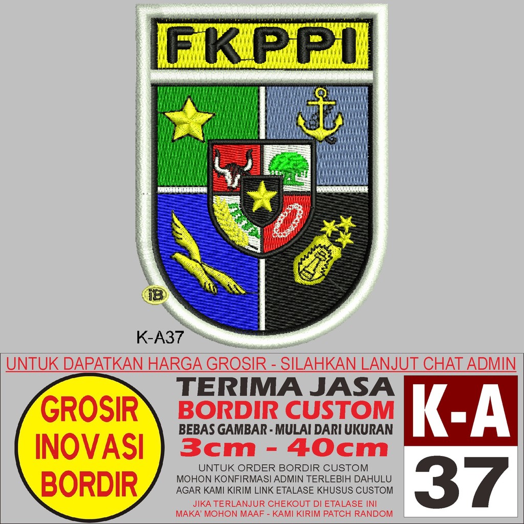 PATCH BORDIR LOGO K-A37 FKPPI PC - GIB REVIEW/TESTIMONI