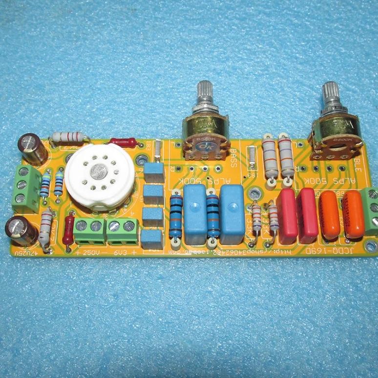 6n1/6n2 Tube Tone Board 500K Potentiometer Active Attenuation Tone Board Hifi Tube Amplifier Preampl