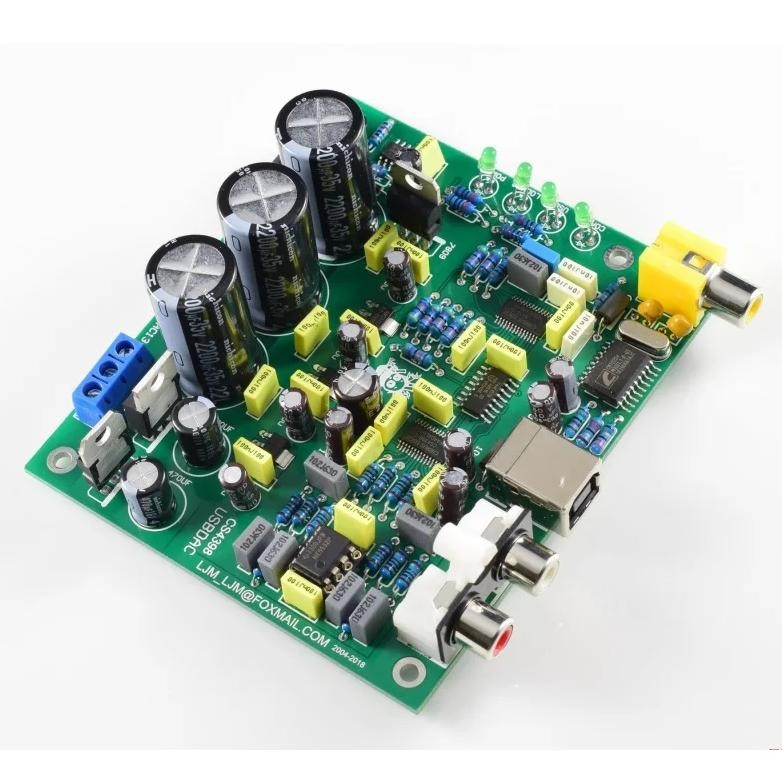 DIY KIT CS8416 CS4398 Audio DAC board USB coaxial DAC 192K 24BIT Board AC 15V-0-AC15V