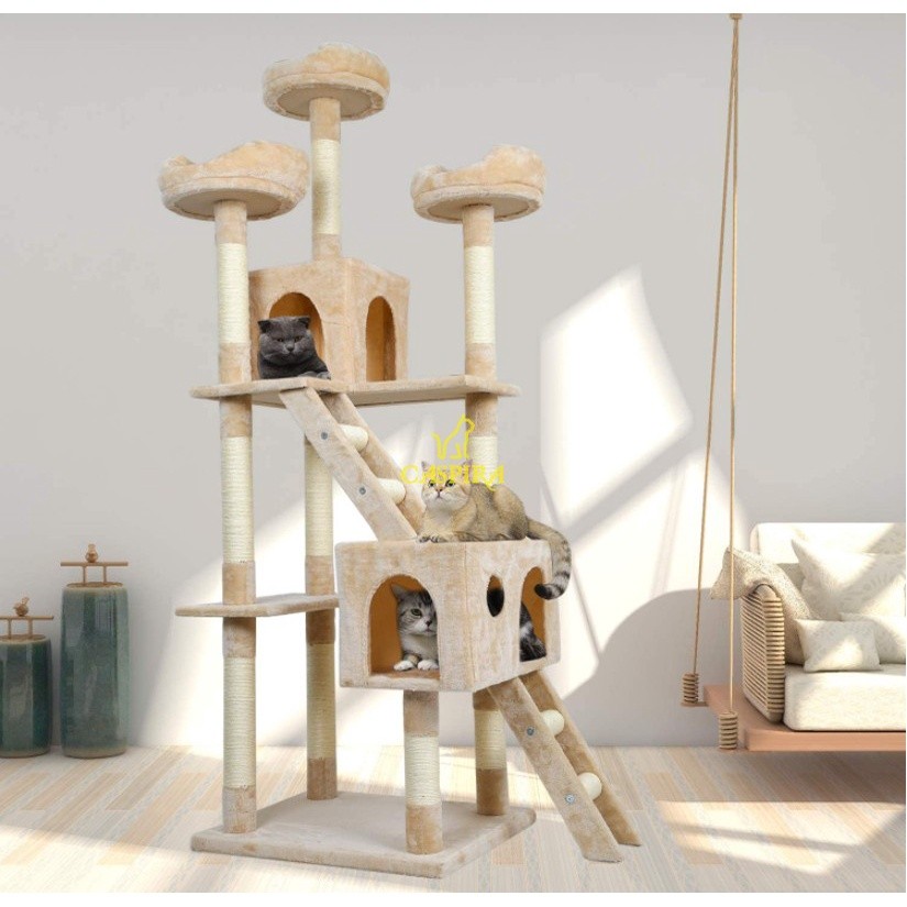 CASPIRA CAT CONDO - CAT TREE - CAT TOWER - KANDANG KUCING TINGKAT - MAINAN KITTEN RAGDOLL PERSIA