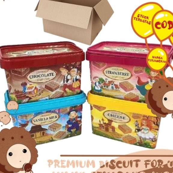 

Biitop Du Wafer Cube 180G Wafer Biuit Lebaran Colat Vanila