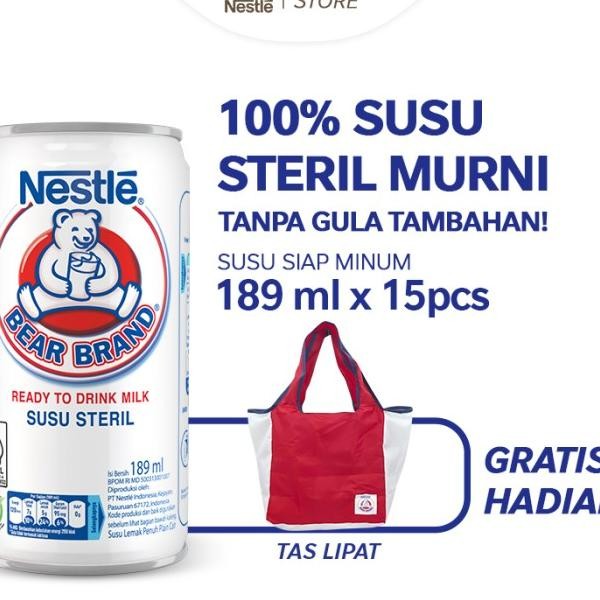 

Bear Brand Uu Beruang Uu Teril 189Ml 15Pc Free Ta Belanja Lipat