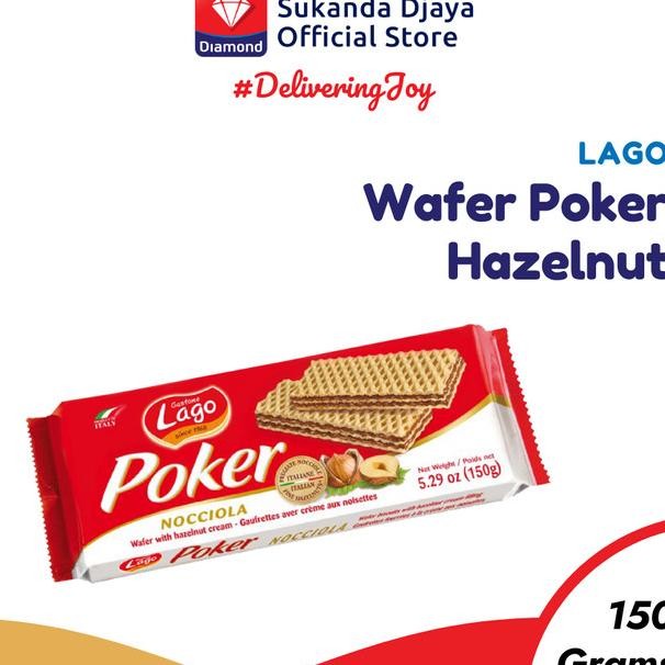 

Lago Wafer Poer Hazelnut 150 G