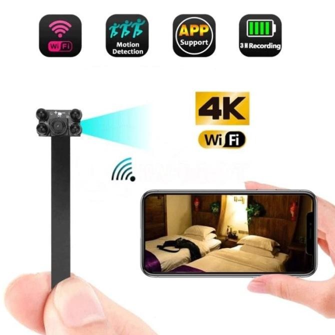 // Kamera Cctv Pengintai Mini Wifi Spy Night Vision Hd Cctv Original