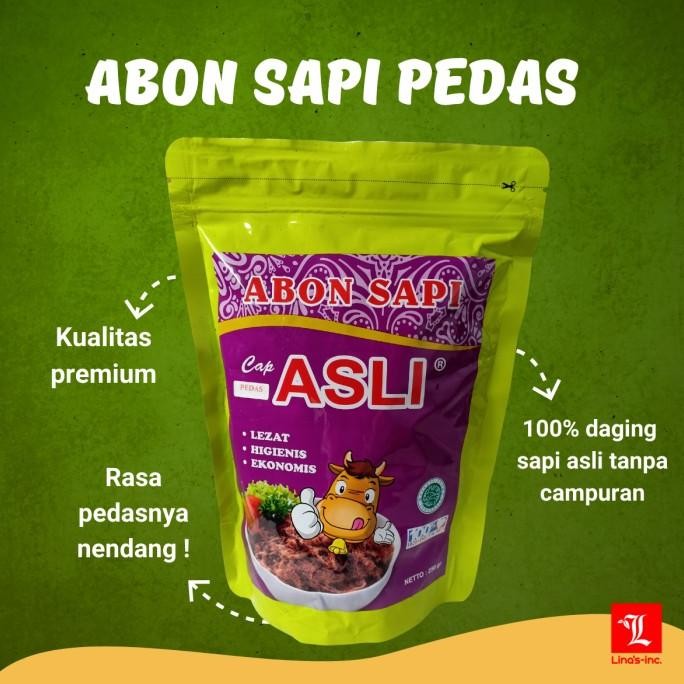 

Abon Sapi Asli Pedas - 250 gr - 100% Halal - Kualitas Premium L88S