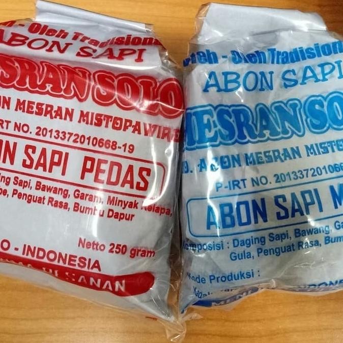 

Abon Sapi mesran L88S