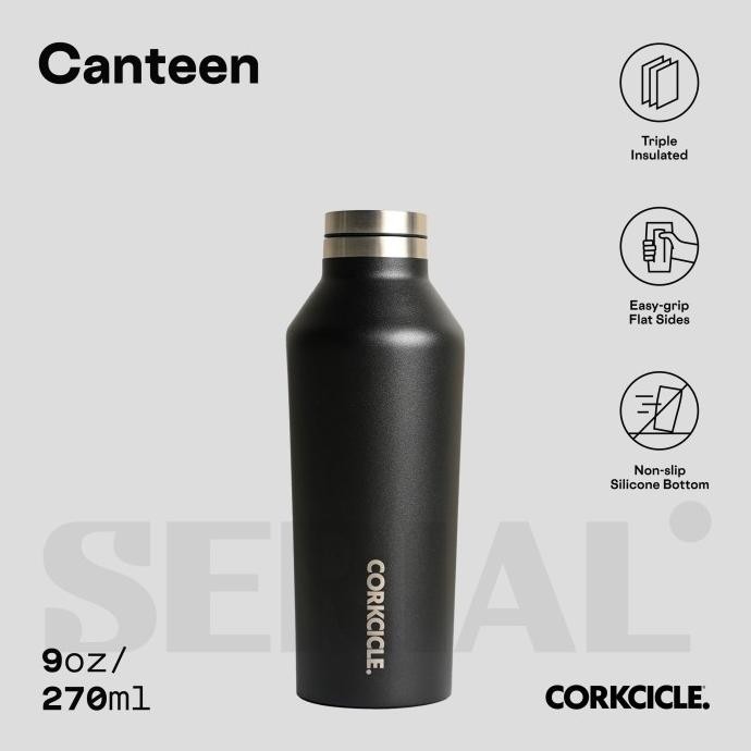 CORKCICLE Canteen 9oz - Matte Black