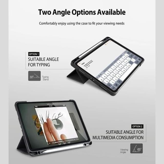 IPAD PRO 10.5 INCH SMART CASE LEATHER COVER SLOT PEN STYLUS