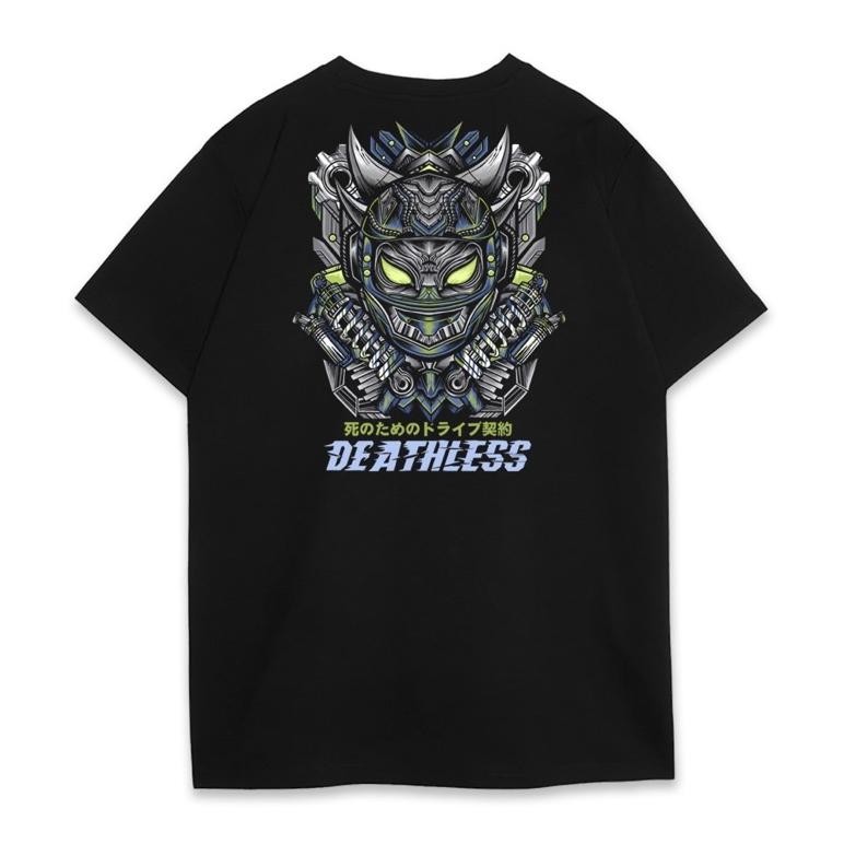 Promo Deathless Kaos Moto Hitam Japan Series