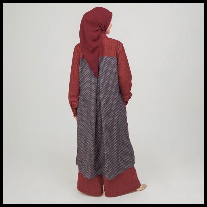 Doa - Eve Tunic Set Ruby - Tunik Muslim Best Seller