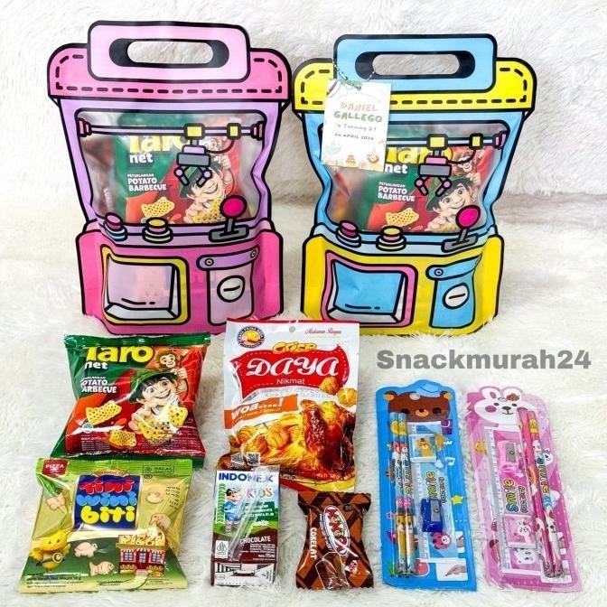 

SET HAMPERS CLAW 02 BINGKISAN ULANG TAHUN READY SELALU TAS ZIPLOCK SOUVENIR SNACK MAKANAN RINGAN ANAK ANAK DENGAN MAINAN SUDAH TERMASUK ISI NYA