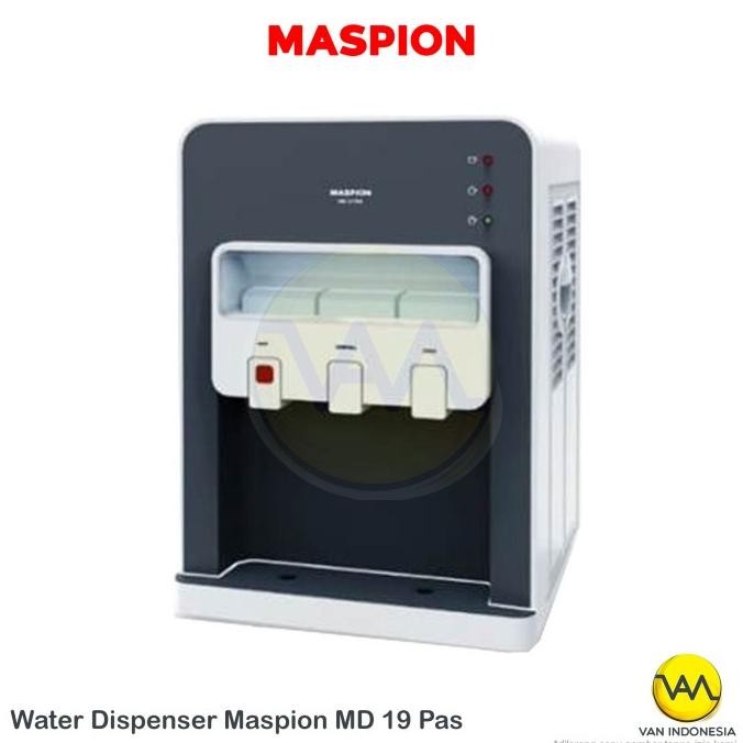 Dispenser Air Minum 3 Kran (Normal,Panas,Dingin) Maspion Md-19 Pas